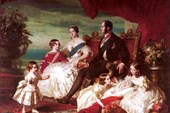 007- Королева Виктория и принц Альберт с детьми-Franz_Xaver_Wint